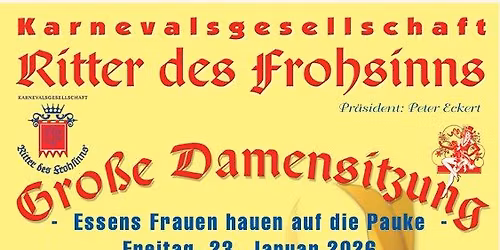 Gro\u00dfe Damensitzung der Ritter des Frohsinns