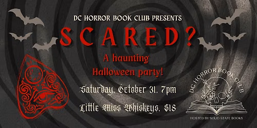 SCARED? A Haunting Halloween Party by DC Horror Book Club!