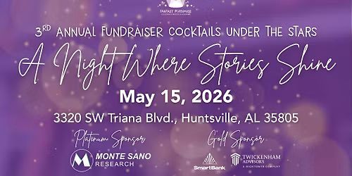 3rd Annual Fundraiser - Cocktails Under the Stars