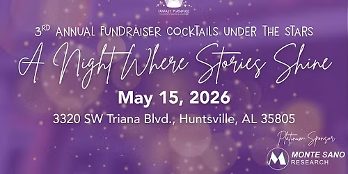 3rd Annual Fundraiser - Cocktails Under the Stars