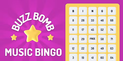 Buzz Bomb Music Bingo