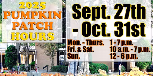 2025 FUMC ANNUAL PUMPKIN PATCH