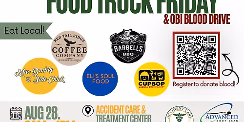 Food Truck Friday & OBI Blood Drive
