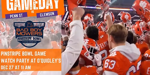 Pinstripe Bowl Watch Party