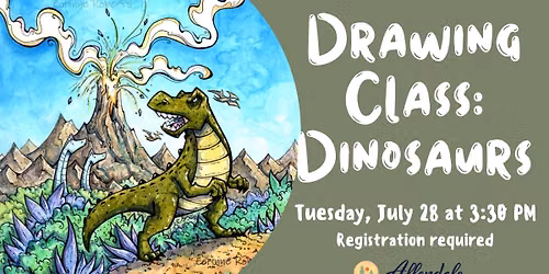 Drawing Class: Dinosaurs