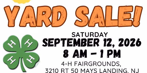 Yard Sale at the Fairgrounds