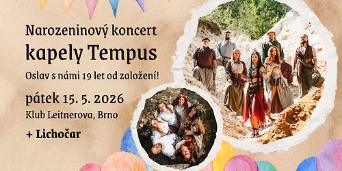 Narozeninov\u00fd koncert kapely Tempus 