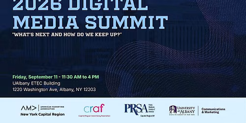 PRSA + AMA + CRAF 2026 Digital Media Summit