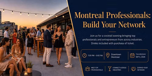 The Montreal Professionals: Build Your Network