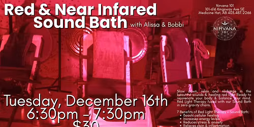 Red & Near Infared Sound Bath with Alissa & Bobbi
