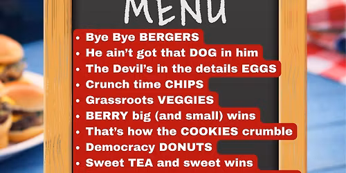 Bye Bye Berger Cookout