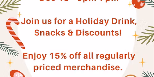 Sip Shop and be Merry! 