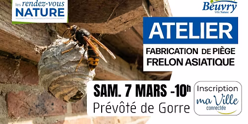 Atelier Fabrication de pi\u00e8ge \u00e0 frelons asiatiques