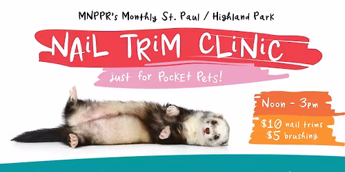 Pocket Pet Monthly Nail Trim Clinic St. Paul\/Highland Park - DECEMBER 2025