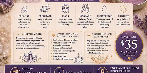 Cosmic Glow Healing Presents: Home Facial Magic
