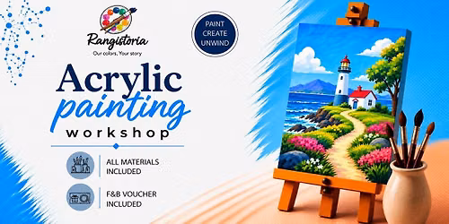 Lighthouse Landscape - Acrylic Painting Workshop