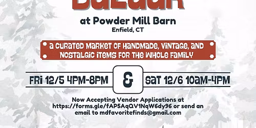 1st Annual Jingle Bell Bazaar