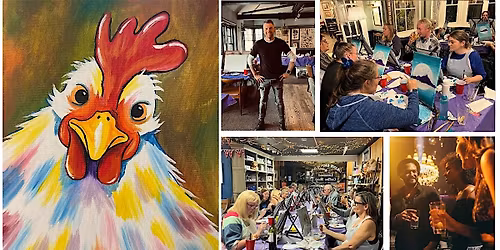 Paint & Sip Night Horsham - 'Hen Solo'
