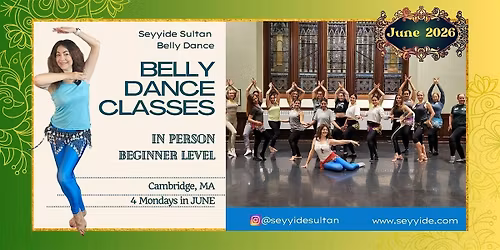 June 2026: Belly Dance Classes for Beginners in Cambridge