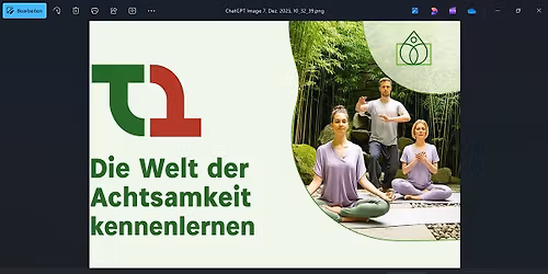 Die Welt der Achtsamkeit kennenlernen