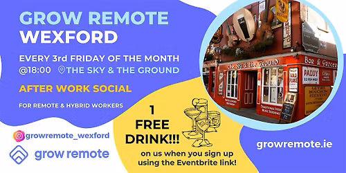 Wexford Social Meetup for Remote Workers