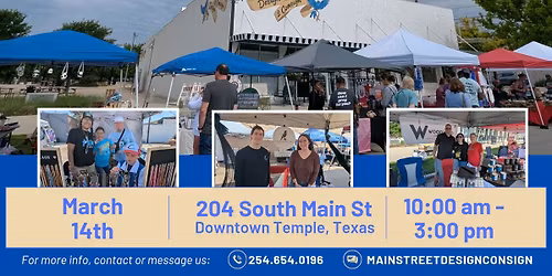 MARCH 14th MAIN STREET OUTDOOR MARKET \ud83c\udf40