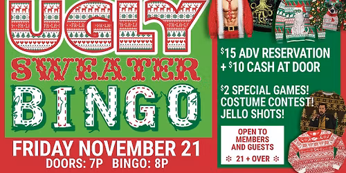 UGLY SWEATER BINGO