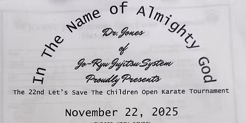 Let’s save the children open tournament