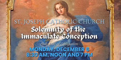 The Solemnity of the Immaculate Conception