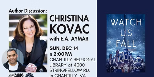 Author Event: Christina Kovac in conversation with E.A. Aymar | WATCH US FALL
