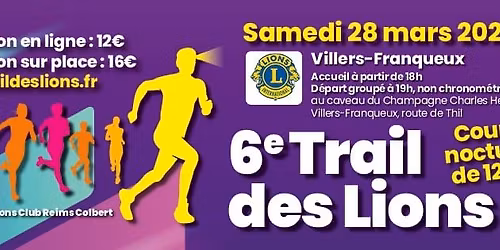 6\u00e8me TRAIL DES LIONS 