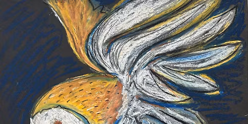 Oil Pastel-Barn Owl