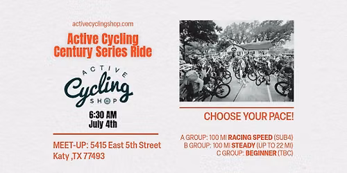 Active Cycling Century Series Ride