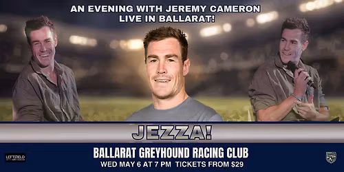 JEZZA! An Evening with Jeremy Cameron LIVE in Ballarat!