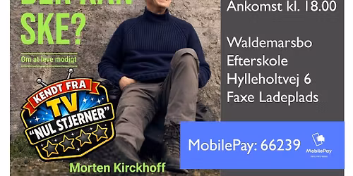 Foredrag med Morten Kirckhoff