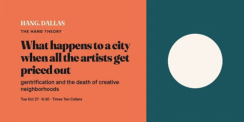 What happens to a city when all the artists get priced out