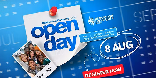DMU OPEN DAY - 8 AUGUST 2026