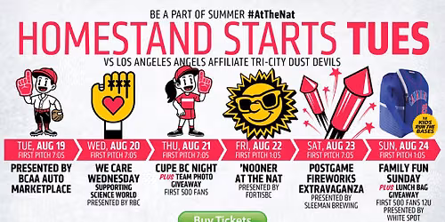 Tri-City Dust Devils at Vancouver Canadians