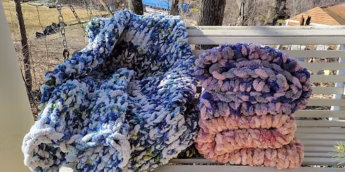 Finger Knit Chunky Blanket Class 
