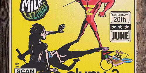 Zipheads return to Newcastle! With The Milk Lizards at Cluny 2