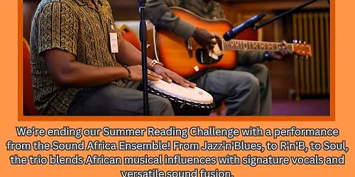 Sound Africa Ensemble- Read to the Beat!