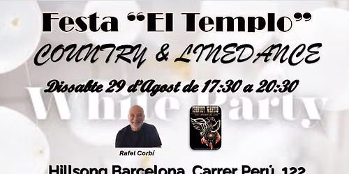 29\/08\/2026 Festa "EL TEMPLO" 17:30