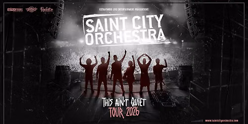 SAINT CITY ORCHESTRA | THIS AIN\u00b4T QUIET TOUR 2026 | BACKSTAGE M\u00dcNCHEM 2026