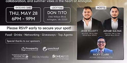 DMV Realtor Summer Social: Grow Your Network, Close More Deals