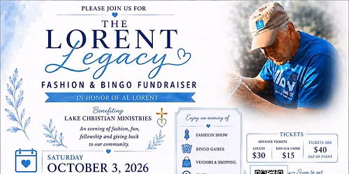 The Lorent legacy fashion, and bingo fundraiser