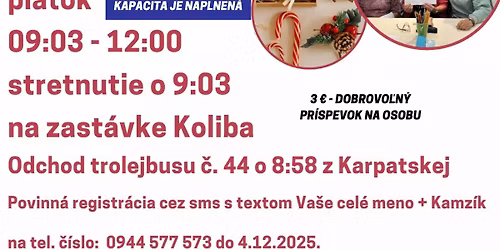 Viano\u010dn\u00e9 doobedie na Kamz\u00edku \/05.12.\/ - kapacita je naplnen\u00e1