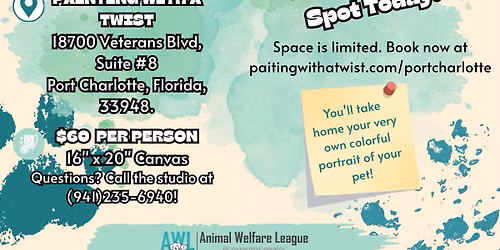 Paint Your Pet Summer Fundraiser