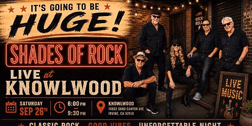 Shades of Rock LIVE at Knowlwood