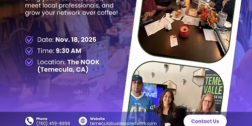 \ud83d\udc49 You're Invited: FREE Business Mixer Nov 18