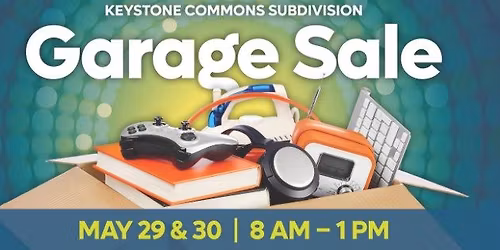 Keystone Commons Subdivision Garage Sale